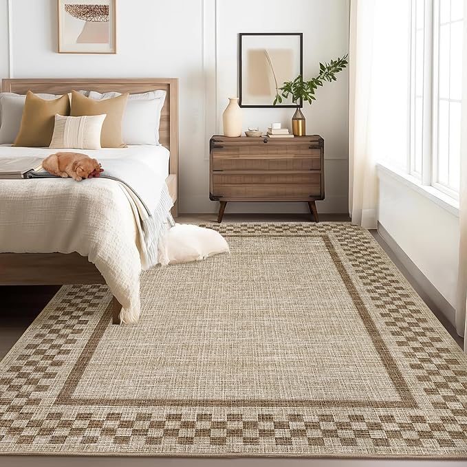 GarveeHome Modern Bordered 8x10 Area Rugs - Image 8