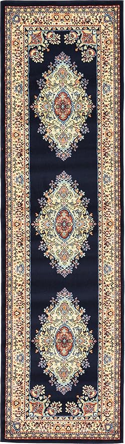 Unique Loom Reza Collection Traditional Persian Style Area Rug, 2 ft 7 in x 10 by UniqueLoom