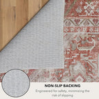 Kuden 9x12 Large Area Rug, Machine Washable Area Rug - Image 7