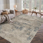 GENIMO Washable 5x7 Area Rugs for Living Room, Non Slip Modern Abstract Rug by GENIMO