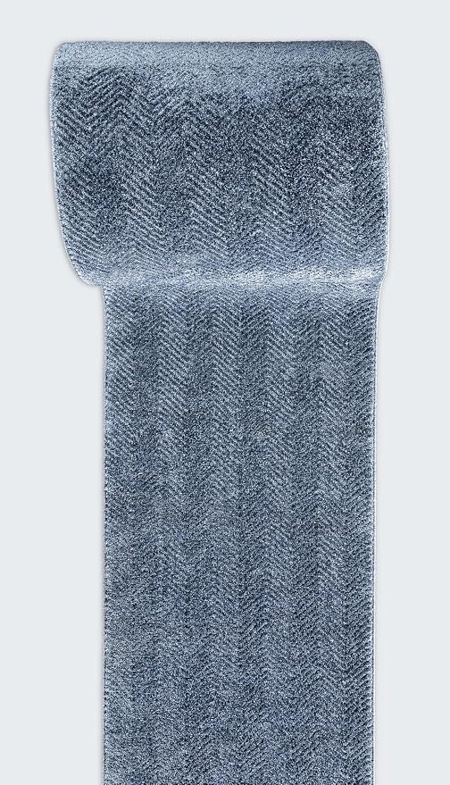 Well Woven Custom Size Hallway & Stair Runner- Harlow Pompeii Blue 27 Inches - Image 6