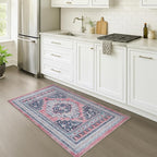 Fame Rugs Turkish Rug. Washable Vintage Oriental Antique Inspired Traditional by FameRugs