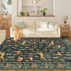 DUKINO 6x9 Rug, Washable Animal Living Room Rug - Image 2