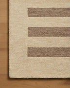 Loloi Leanne Ford Craven Collection CVN-05 Oatmeal/Bark 9'-3" x 13' Area Rug - Image 6