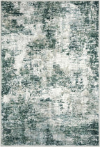 Modern Abstract Entryway Rug Indoor 2x3 Washable Non-Slip Soft Grey Green - Image 9
