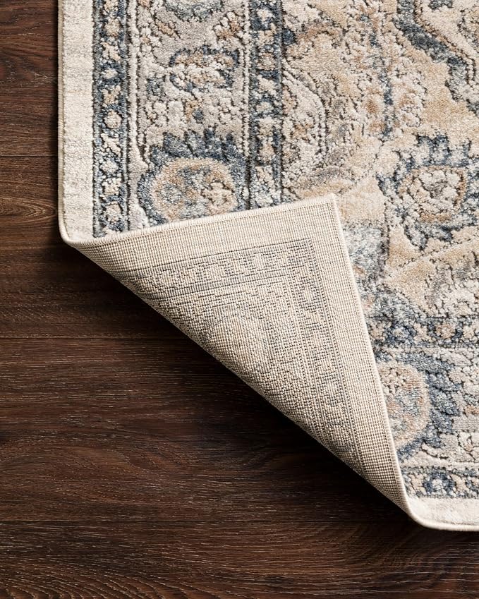 Loloi Teagan Collection TEA-01 Natural/Lt. Grey 2'-8" x 10'-6" Runner Rug - Image 11