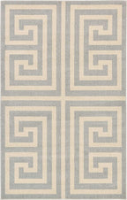 Unique Loom Athens Collection Classic Geometric Modern Border Design Area Rug - Image 3