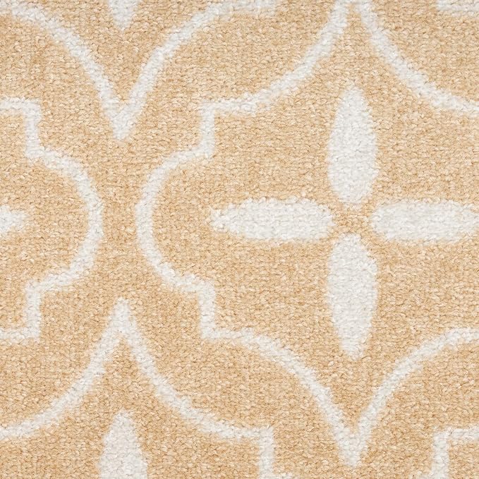 Nourison Home Essentials Indoor/Outdoor Beige Ivory 2'2" x 7'6" Area -Rug - Image 7
