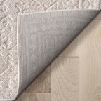 Well Woven Harlow Collection Cloud Medallion Ivory - Image 4