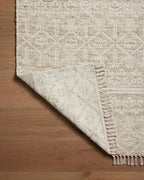 Loloi Angela Rose Rivers Collection RIV-03 Sand/Ivory 3'-6" x 5'-6" Reversible - Image 8