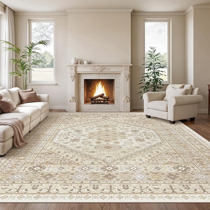 zesthome 12x15 Area Rugs, Large Washable Rug, Ultra-Thin Stain Resistant Rugs - Image 8