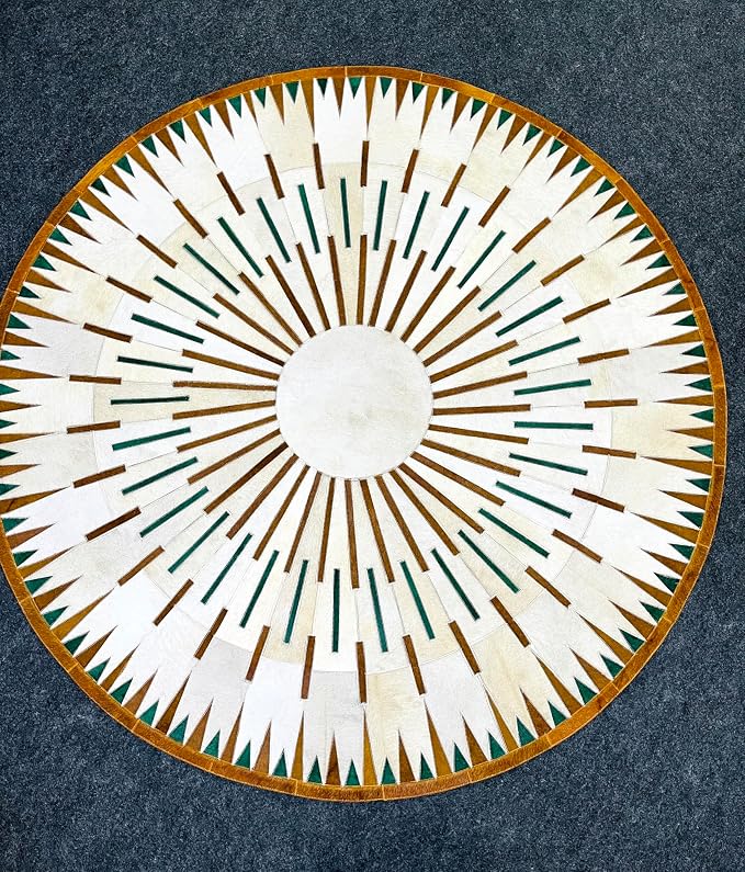 Sn Alef Home Round Designer Rug - Image 4