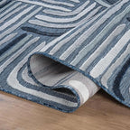 CAMILSON Indoor Outdoor Rug, Easy-Cleaning Non-Shedding Living Room, Garden and - Image 5