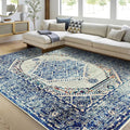 Easy-Going Area Rug 6x9 Washable Boho Rugs by Easy-Going