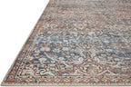 Loloi Chris Loves Julia Jules Collection JUL-06 Denim/Spice 2'-6'' x 9'-6'' - Image 6