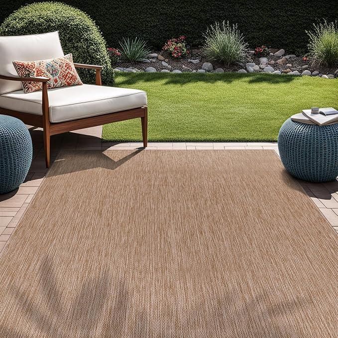 Beverly Rug Indoor Outdoor Rug 8x10, Washable Outside Carpet - Image 9