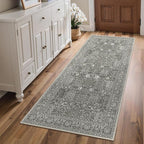 Bavni 2'6''x6 Rug Runners for Hallways, Washable Runner Rug Non Slip, Vintage - Image 4