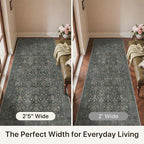 Bavni 2'6''x6 Rug Runners for Hallways, Washable Runner Rug Non Slip, Vintage - Image 7