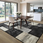 Tepook Modern Area Rug for Living Room, 5x7 Geometric Large Rugs for Bedroom - Image 5