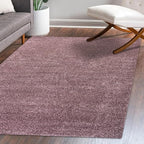 Eyely UES100R-4 Supersoft Haze Solid Low-Pile Indoor Area Rug - Image 7