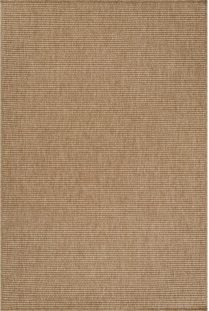 CAMILSON Easy Jute Rug 5x7, Indoor Outdoor Natural Color Farmhouse Area Rugs - Image 3