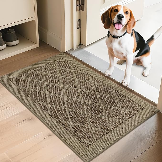 COSY HOMEER Non-Slip Door Mat 24"x36", Entryway Rugs Low Profile Absorbent Dirt - Image 9