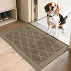 COSY HOMEER Non-Slip Door Mat 24"x36", Entryway Rugs Low Profile Absorbent Dirt - Image 9