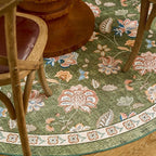 jinchan Elora 7ft Floral Round Rug - Image 5