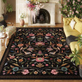 Vintage Medallion Floral Area Rugs 8x10 Clearance, Machine Washable Non-Slip by Vowkten