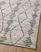 Loloi Kamala Collection KAM-02 Charcoal/Dove 9'-2" x 13' Area Rug - Image 8