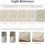 HUGEAR Area Rug 5x7 Vintage Brown Machine Washable Living Room Rugs Thin - Image 5