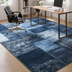 Tepook Modern Area Rug for Living Room, 5x7 Geometric Large Rugs for Bedroom - Image 4