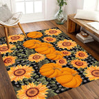 Autumn Style Area Carpet, Checkered - Image 2