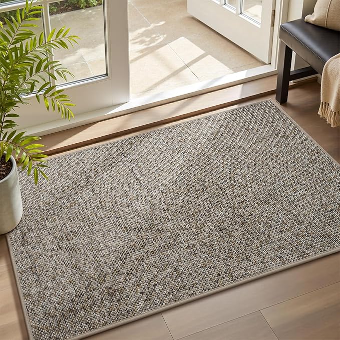 MontVoo Door Mat Indoor Entrance Doormat, Absorbent Durable Rubber Non Slip by MontVoo