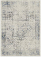 RUGGABLE Washable Vintage Area Rug – Kamran Blue Quartz 5x7, Stain-Resistant - Image 3