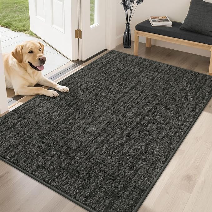 COSY HOMEER-Dirt-Trapper-Door-Mat 32"x48" Non-Slip Entryway Rugs Washable by COSYHOMEER