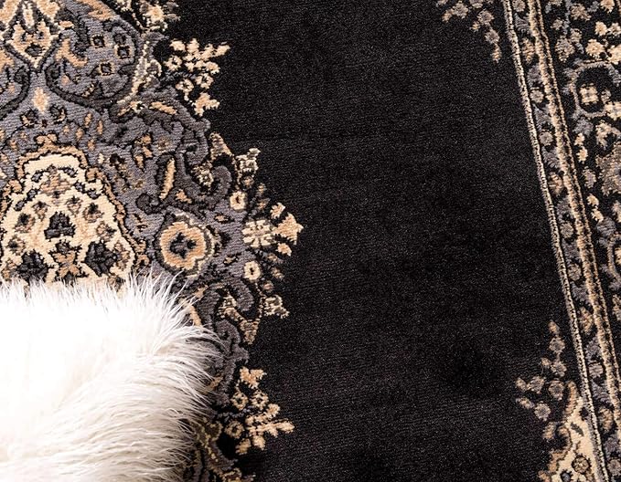 Unique Loom Reza Collection Traditional Persian Style Area Rug, 2 ft 7 in x 10 - Image 3