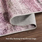 Kokia Abstract Area Rugs 8x10 Bedroom Soft Living Room Rugs Washable Distressed - Image 5