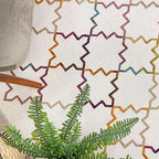 Alfa Rich 5x8 Moroccan White Washable Area Rugs - Image 5