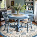 jinchan Elora 8ft Floral Round Rug by JINCHAN