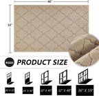 Timo Entryway Rug, Door Mats Indoor 32"x40" Absorbent Rubber Backing Non Slip - Image 2