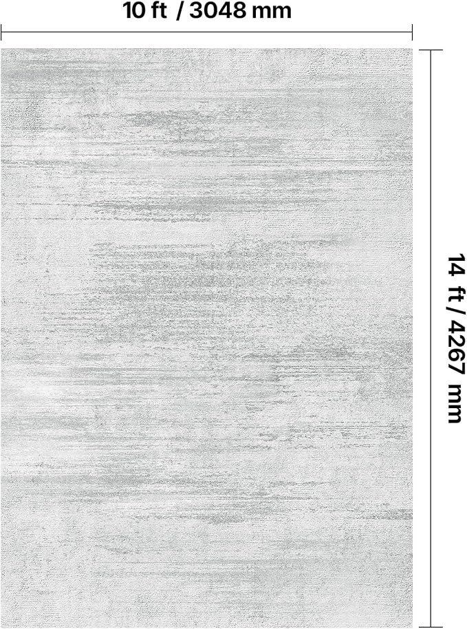 VEVOR 10 x 14 ft Area Rug Large Washable Rug Non-Slip and Tear-Resistant Soft - Image 2
