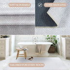 Fame Living Washable Area Rug. Modern Farmhouse. Vintage. Turkish. Bohemian. - Image 5