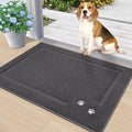 BEQHAUSE Dog Door Mat for Muddy Paws 24"x36" Dirt Trapper Absorbent Doormat Non by BEQHAUSE