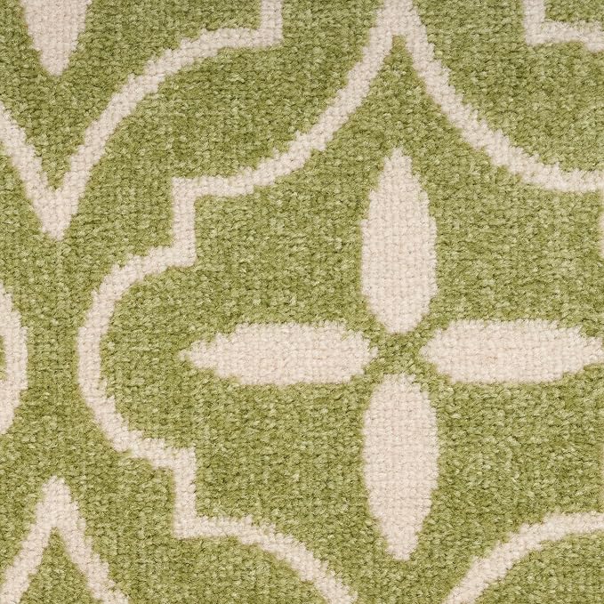 Nourison Home Nourison Essentials Green Ivory 8' x 10' Area Rug - Image 8