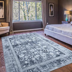 Area Rug 3×5, Vintage Boho Rug, Ultra-Soft Low Pile, Non Slip, Stain Resistant - Image 6