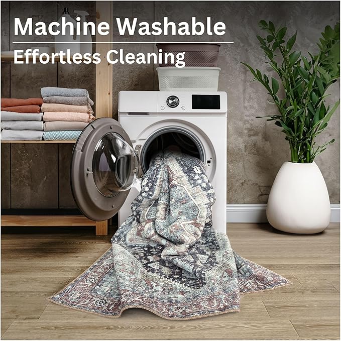 Bloom Rugs Washable Non-Slip 5' x 7' Rug - Image 9
