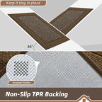 BEQHAUSE Indoor Door Mat 24" x 36", Dirt Trapper Door Mats Non-Slip Entryway - Image 4