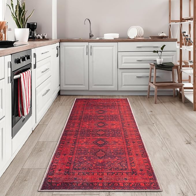 Bloom Rugs Washable Non-Slip 7 ft Runner - Image 5