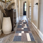 Rugshop Modern Boxes Design Non-Slip Carpet - Image 10